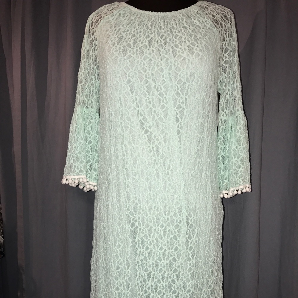 Mint Lace Dress